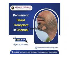 The Best Beard Transplant Clinic in Chennai