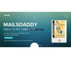 MailsDaddy MBOX To PST Converter Tool